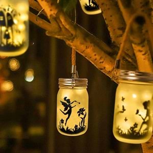 Greentech Güneş Enerjili Dekoratif LED Fener / Askılı Bahçe Feneri / Bahçe Dek. Feneri / GT-SL28